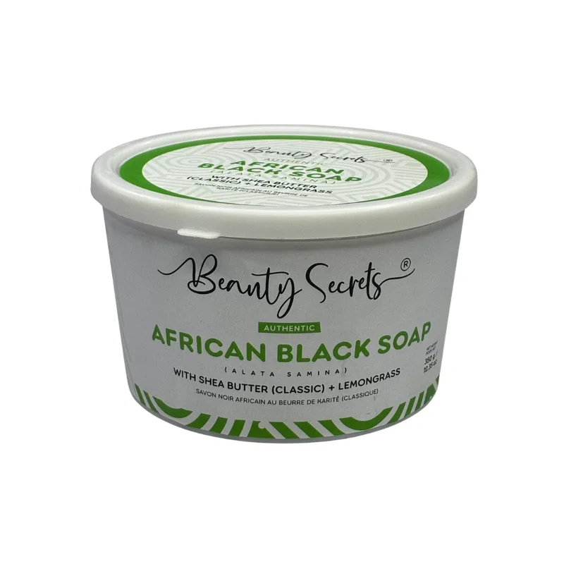 Beauty Secrets Black soap with shea butter - classic